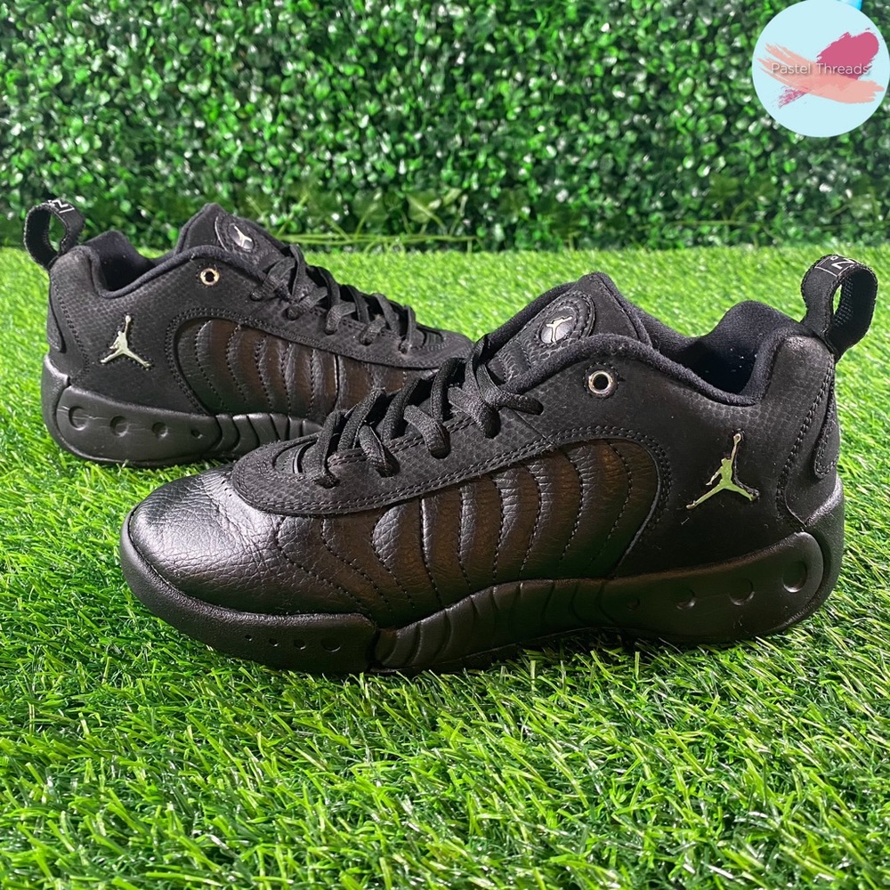 Vintage Black Jordan Jumpman Pro Youth Basketball Sneakers